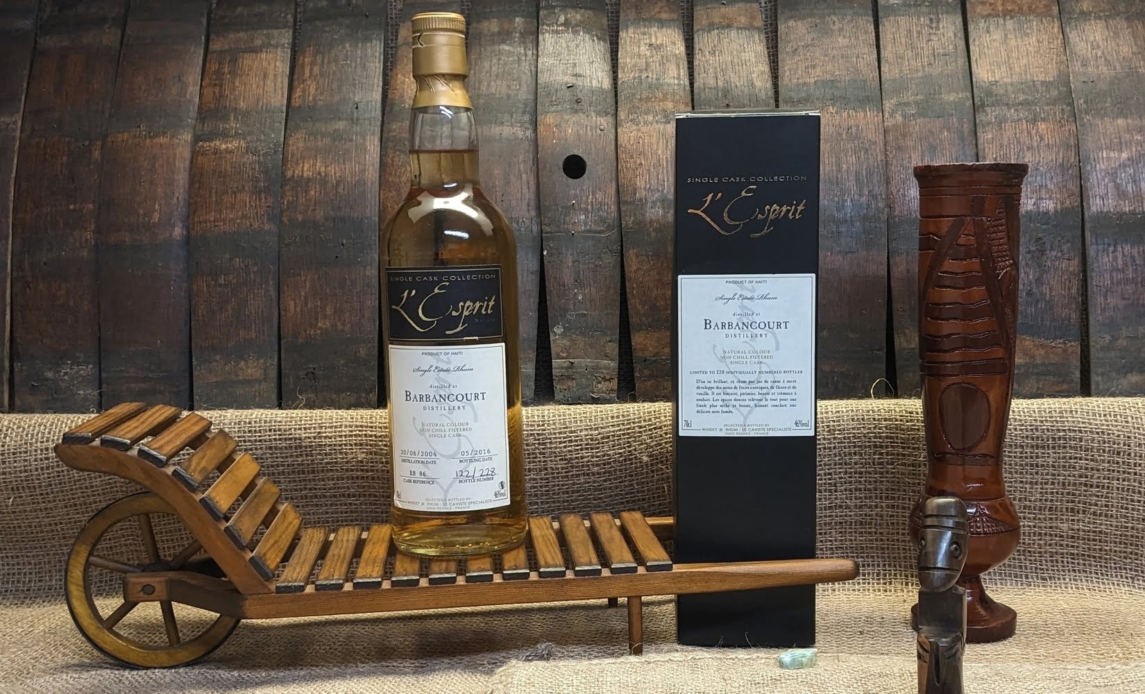 Rhum Barbancourt® - L'Esprit - 2004/2014 11 Jahre Rum Single Cask BB86 - Variante 2